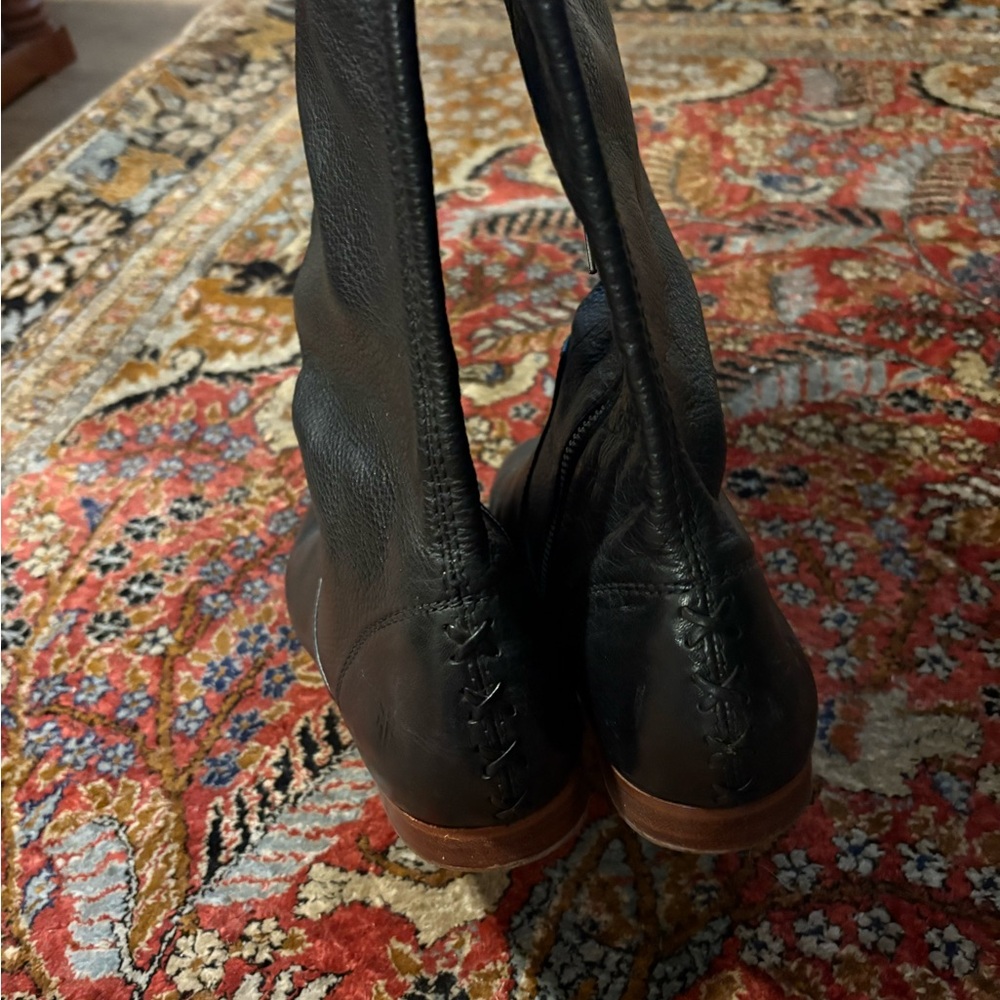 Vintage FRYE Jillian pull on Leather Women's Boots - Picture 3 of 6